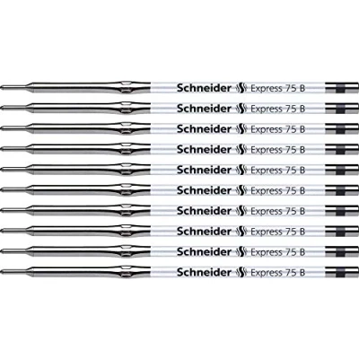 Afbeelding van Schneider Express 75 B balpen vulling (onuitwisbaar) pak van 10 zwart
