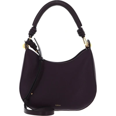 Afbeelding van FURLA Leren Schoudertas Sfera Hobo Chianti Mauve