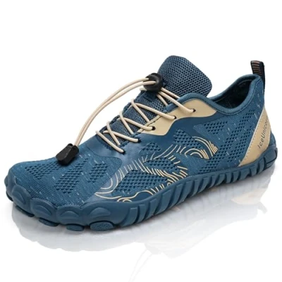Afbeelding van IceUnicorn Blotevoetenschoenen voor dames en heren, trailschoenen, fitnessschoenen, gebreid, minimalistisch, brede teenbox, 85nary, 37 EU