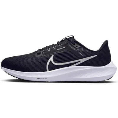 Afbeelding van Nike Performance AIR ZOOM Pegasus 40 Hardloopschoenen neutraal, Heren, Maat: 45.5, Black/white/iron grey Kunststof/ textiel