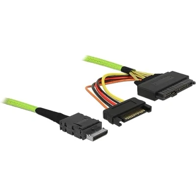 Afbeelding van Delock kabel OCuLink PCIe SFF 8611 naar U.2 8639 0.5 m