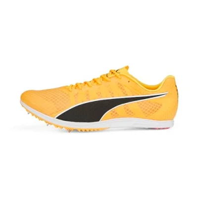 Afbeelding van puma Evospeed Distance Spikes, Heren, Maat: 39, Sun stream black silver Mesh