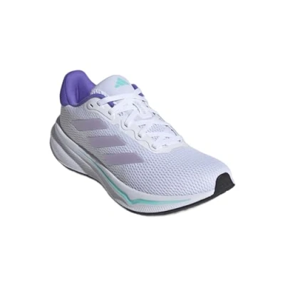 Afbeelding van adidas Response W Niet voetbal lage schoenen voor dames, Ftwr Wit Paars Tint Flash Aqua, 45 1/3 EU