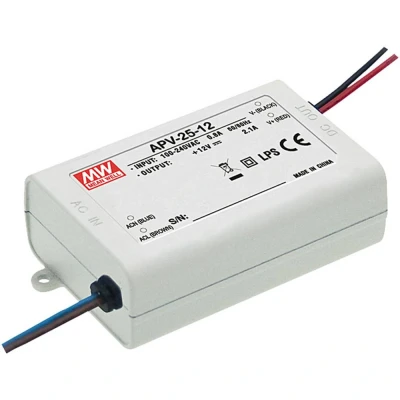 Afbeelding van Mean Well APV 25 36 LED transformator Constante spanning W 0 0.7 A V/DC Niet dimbaar, Overbelastingsbescherming 1 stuk(s)