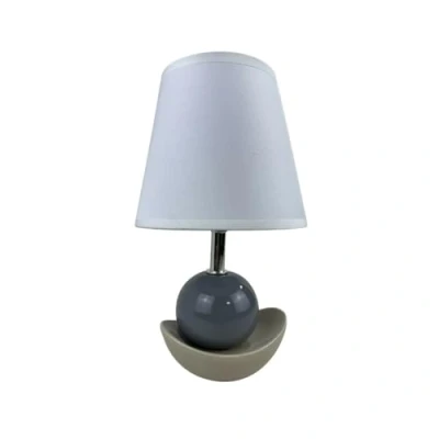 Afbeelding van Bureaulamp Versa Noela Grijs Keramisch 15 x 25 12 cm