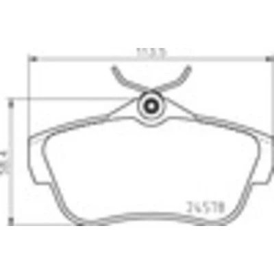 Afbeelding van Brembo Remblokset P 23 189