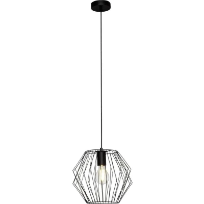 Afbeelding van Brilliant Zwarte hanglamp Noris Ø 28cm 54170/06