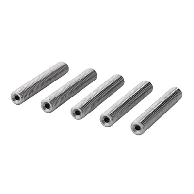 Afbeelding van 5 stuks roestvrij stalen mondstuk, PTFE buis voor driedimensionale printers MK8 extruder 1,75 mm hot end accessoires (M6 x 40 mm)