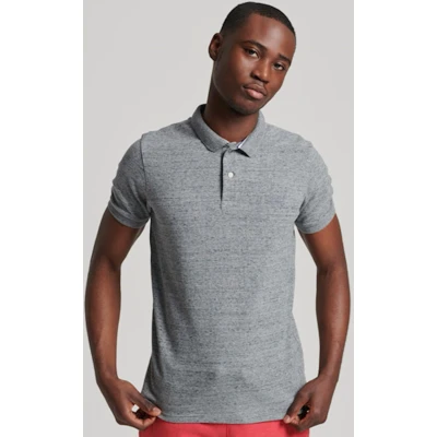 Afbeelding van Superdry Classic Poloshirt, Heren, Maat: XL, Flint steel grit