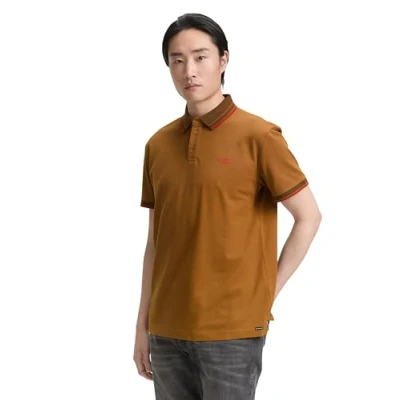 Afbeelding van TOM TAILOR Poloshirt voor heren, 25985 Deep Cognac, XS