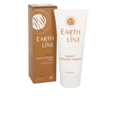 Afbeelding van Earth Line Vitamine E Bruin Zonder Zon Crème 100GR