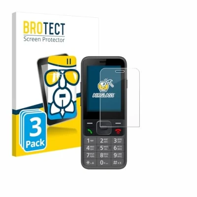 Afbeelding van BROTECT Glas Screen Protector voor Panasonic KX TF200 (3 Stuks) Schermbeschermer [9H Hardheid, Beschermglas Folie niet Gehard Glas]