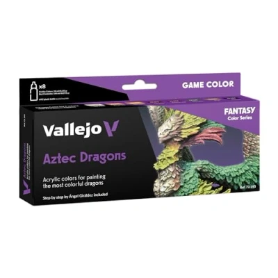 Afbeelding van Game Color Aztec Dragons 8 kleuren 18ml 72195