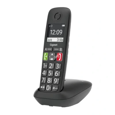 Afbeelding van Gigaset EASY E294 Draadloze thuistelefoon voor senioren Big button verlichte toetsen extra luid belvolume compatibel met gehoorapparaat grijs
