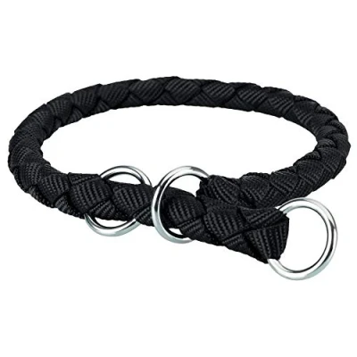 Afbeelding van Trixie Cavo Anti Trek Halsband Zwart L XL