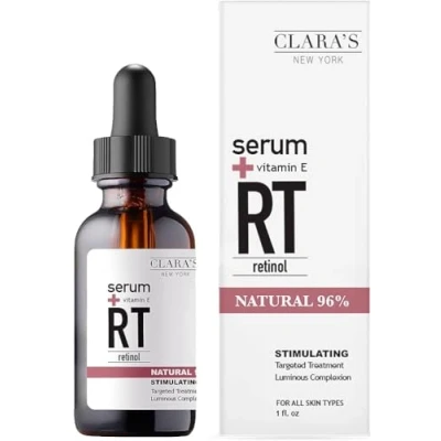 Afbeelding van Clara&#039;s New York Stimulating Retinol Facial Serum Reduces Fine Lines and Wrinkles, For all Skin Types 30ml