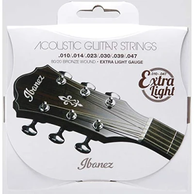 Afbeelding van Ibanez IACS61C 80/20 Bronze Wound Extra Light gitaarsnaren