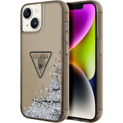 Afbeelding van Guess Liquid Glitter case iPhone 14 Plus zwart GUHCP14MLFCTPK