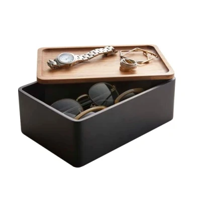 Afbeelding van Yamazaki Sieraden &amp; Accessoire doos Rin Zwart