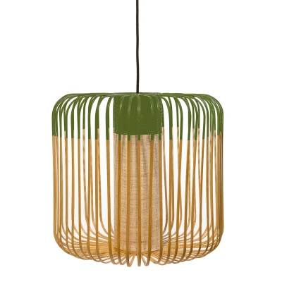 Afbeelding van Forestier Bamboo Light hanglamp Ø45 medium groen