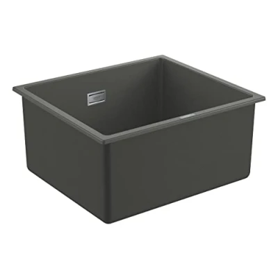 Afbeelding van Grohe rechthoekige enkele spoelbak bladmontage op onderbouw afvoerplug vuilafstotend hxbxd 203x457x406mm 31653at0