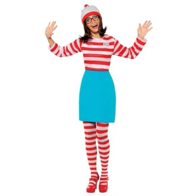 Afbeelding van Kostuum Waar is Wally? Dames Verkleedkleding Small