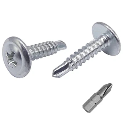 Afbeelding van (Pack van 300 stuks) verzinkt staal 4,2 x 19 mm schroeven, Phillips gemodificeerde truss hoofd, zelfborende plaatmetalen schroef, zelftappende (300, mm)