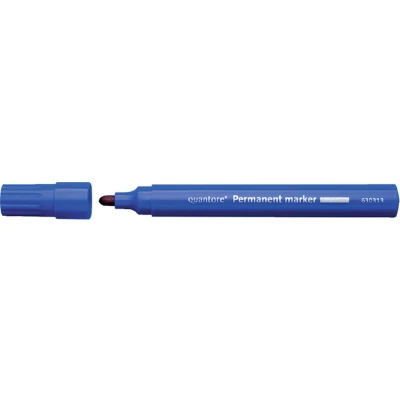 Afbeelding van 10x Permanent marker rond 1 1.5mm blauw