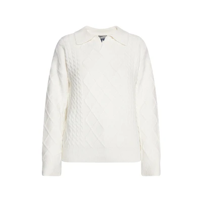 Afbeelding van DREIMASTER Vintage Dames Gebreide Trui XL/XXL / Off White 47% Gerecycled Polyester 35% Polyacryl 15% Nylon 3% Elastaan