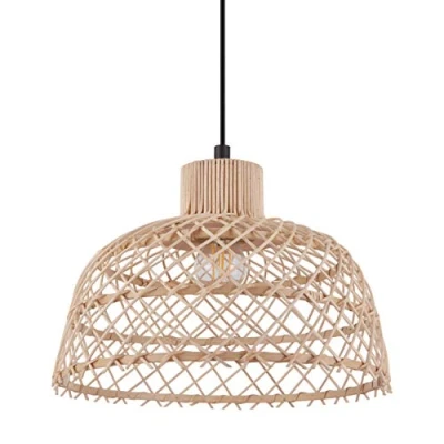 Afbeelding van Leen Bakker EGLO Hanglamp Ausnby Hanglampen Bruin Hout