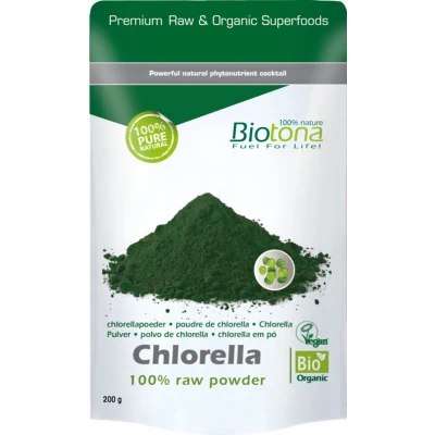 Afbeelding van Biotona Chlorella Raw Poeder 200GR