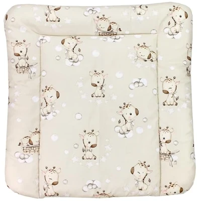 Afbeelding van TupTam Baby Aankleedkussen met Patronen, Giraffe/Beige, 70 x 60 cm