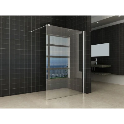Afbeelding van Wiesbaden inloopdouche + muurprofiel 1300x2000 10mm NANO glas