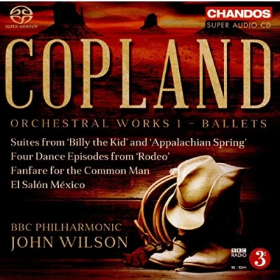 Afbeelding van BBC Philharmonic Orchestra, John Wilson Copland: Orchestral Works 1 Ballets (Super Audio CD)