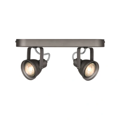 Afbeelding van LABEL51 LED spot max 2 lichts grijs Metaal
