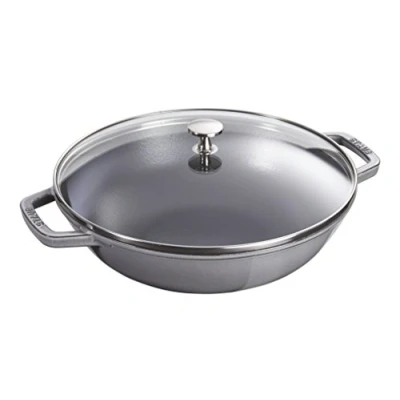 Afbeelding van STAUB Wok 30 cm, Gusseisen, Induktionsgeeignet, graphitgrau