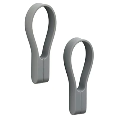 Afbeelding van Zone Denmark Loop magnet Handdoeklus 9 cm 2 st. Grey