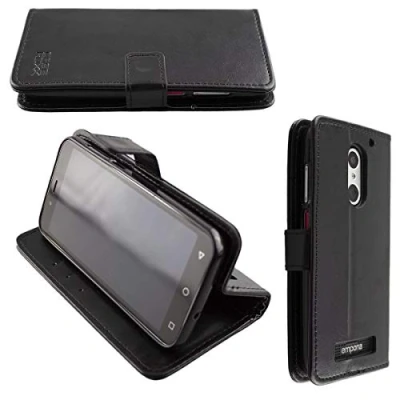 Afbeelding van caseroxx tas voor Emporia Smart 4 Bookstyle Case in zwart cover boek