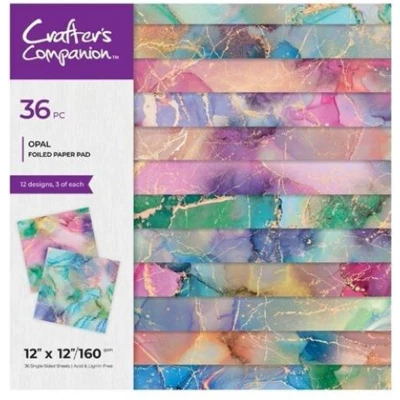 Afbeelding van CC Paperpad 30x30 cm Marble Foil Opal