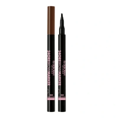 Afbeelding van Deborah Milano 24Ore Brow Marker 2 Light Brown Wenkbrauwpotlood Beautytasting