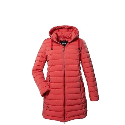 Afbeelding van STOY Stw 5 Wmn Qltd Prk Gewatteerde parka voor dames, met afritsbare capuchon, grote maten