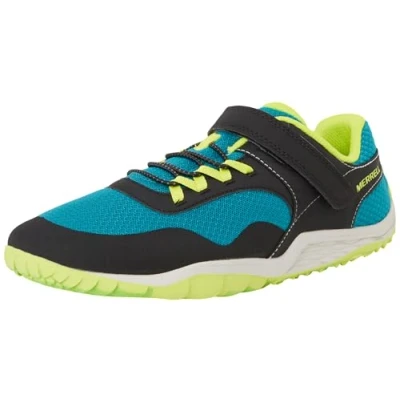 Afbeelding van Merrell Trail Glove hardloopschoenen voor kinderen, Maat: 37, Blk/teal/lime Kunststof/ textiel