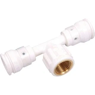 Afbeelding van Henco Vision T stuk verlopend wit PVDF 20 x 1/2