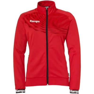 Afbeelding van Kempa Damen Trainingsjacke Wave 26 Poly Jacket Women 2003659 Rot/Chilirot XXL