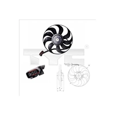 Afbeelding van TYC Ventilatorwiel motorkoeling 837 0022