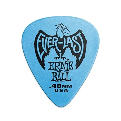 Afbeelding van Ernie Ball Plectrum Everlast Blauw 0.46mm 6 stuks