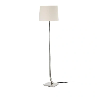 Afbeelding van Faro Lighting Rem Vloerlamp Ronde Taps toelopende Kap Beige, E27
