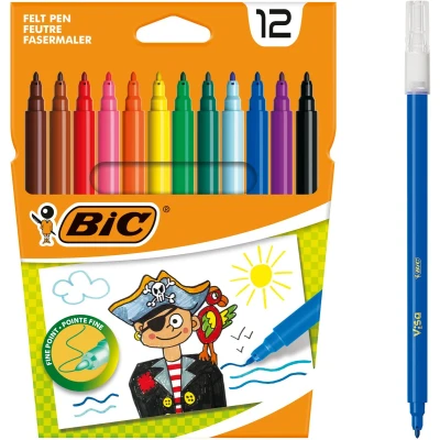 Afbeelding van 12 BIC Kleurstiften Viltstiften