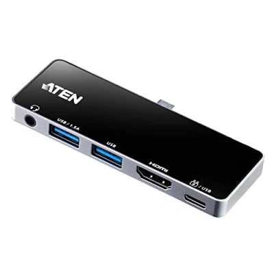 Afbeelding van ATEN UH3238 USB C reisdockingstation met Power Passthrough
