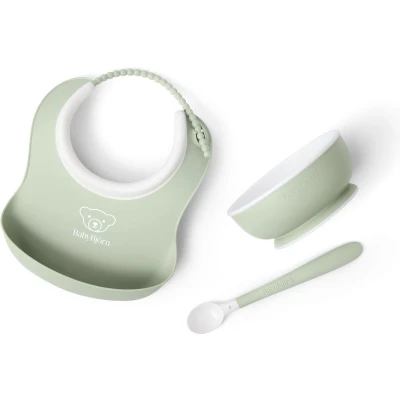 Afbeelding van BabyBjörn Babyservies 3 delig Pastelgroen